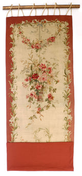 Antique French Aubusson (1 of pair) 3'6" x 9' 11''