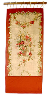Antique French Aubusson (1 of pair) 3'6" x 9' 11''