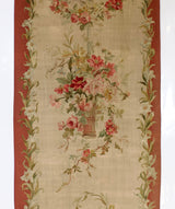 Antique French Aubusson (1 of pair) 3'6" x 9' 11''