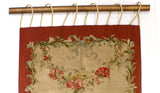 Antique French Aubusson (1 of pair) 3'6" x 9' 11''