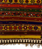 Fine Antique Qashqai Tribal Kilim Rug 5'10" x 11' 0"