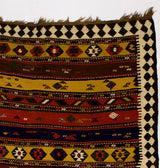 Fine Antique Qashqai Tribal Kilim Rug 5'10" x 11' 0"