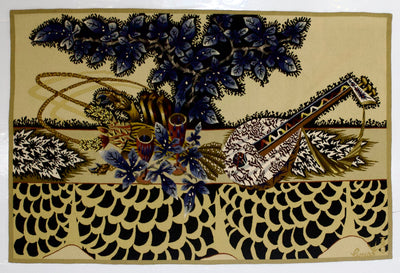 Extremely Fine Mid Century French Tapestry Design and Signed by Jean Luca 4'2