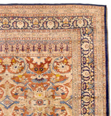 Antique  Silk Heriz Rug 6'5" x 8' 5"