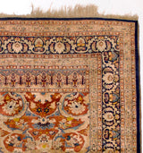 Antique  Silk Heriz Rug 6'5" x 8' 5"