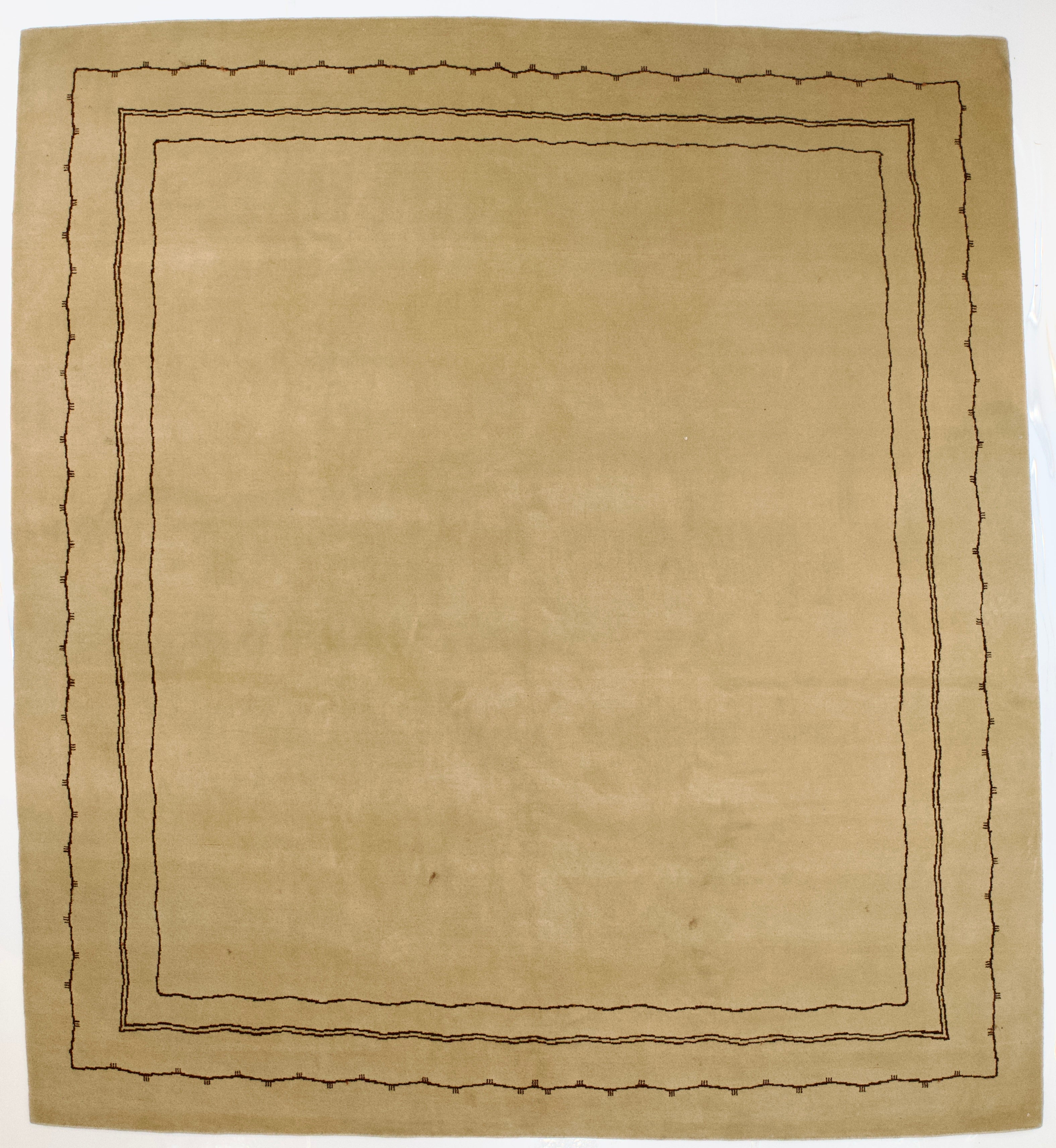 Fine French Artists Wool Rug 9' 3" x 10' 3''