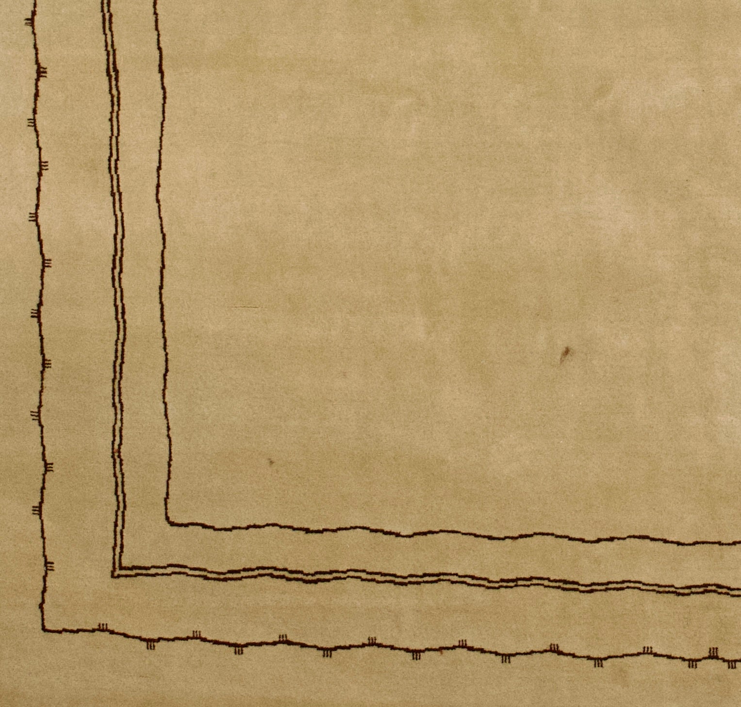 Fine French Artists Wool Rug 9' 3" x 10' 3''