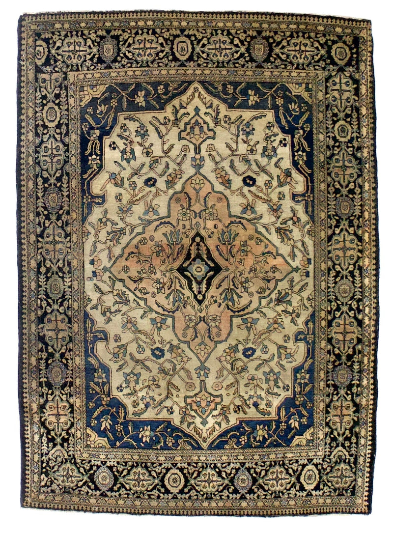 Antique  Farahan Sarouk Rug 3'5