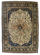 Antique  Farahan Sarouk Rug 3'5" x 4' 10"