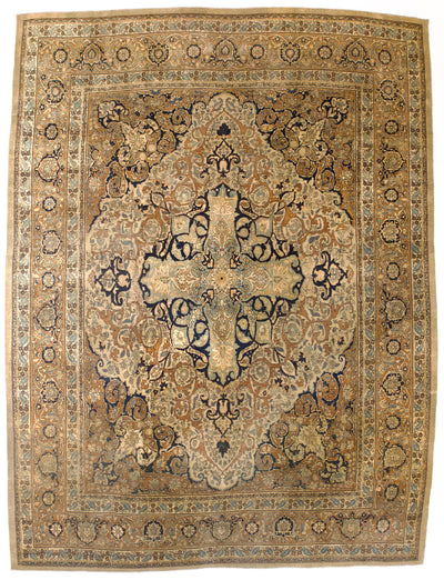 Antique Persian Haji Jalili Tabriz Rug 9' 3