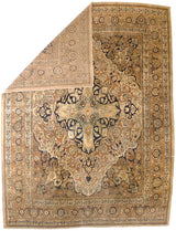 Antique Persian Haji Jalili Tabriz Rug 9' 3" x 12' 1"