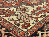 Antique  Heriz/Serapi Rug 5'1" x 6' 1"