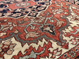 Antique  Heriz/Serapi Rug 5'1" x 6' 1"