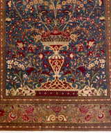 Antique  Tehran Vase Design Rug 4'8" x 6' 9"