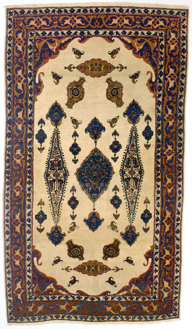Antique Persian Bidjar Rug 4' 0