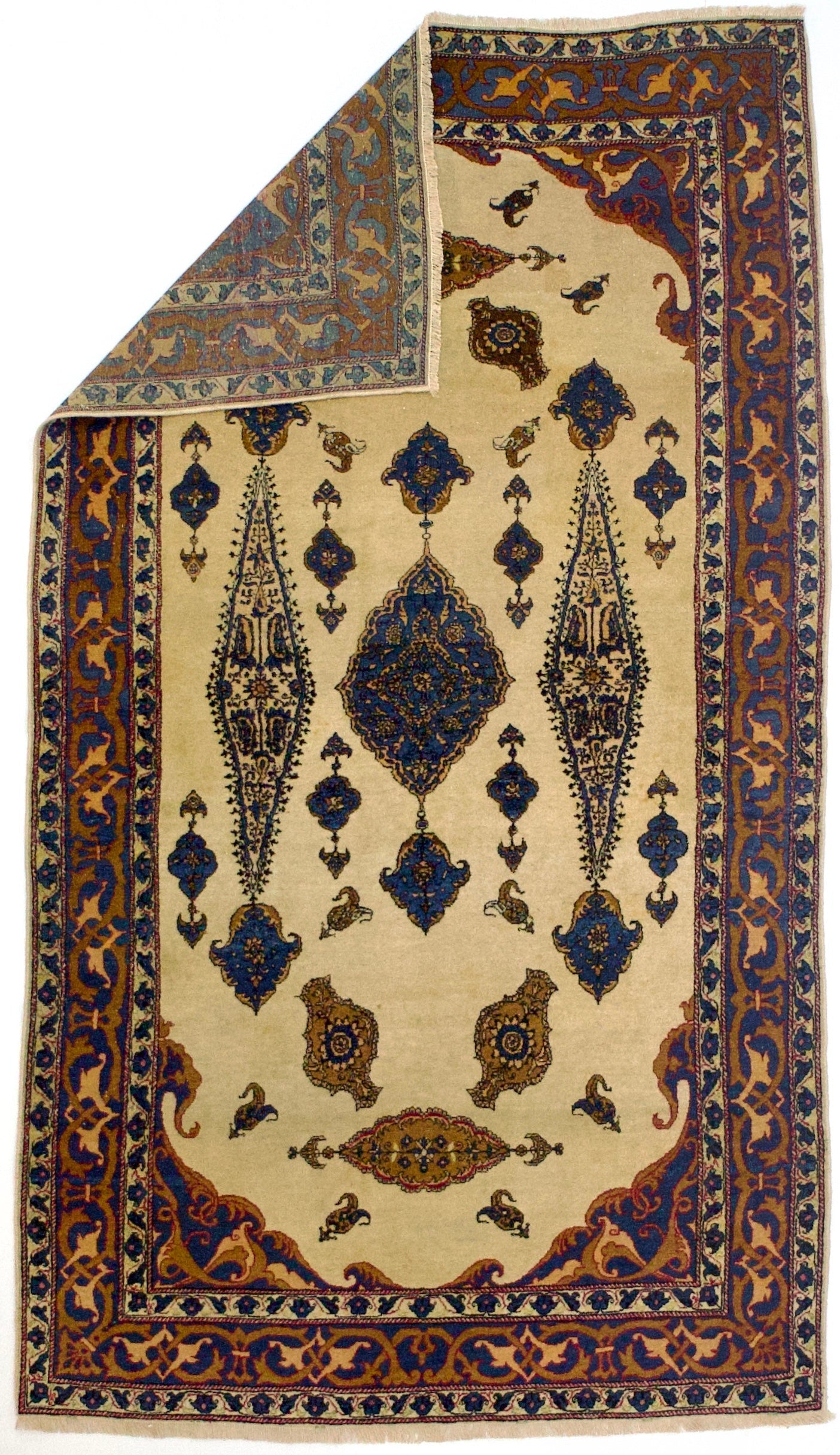 Antique Persian Bidjar Rug 4' 0" x 7' 1"