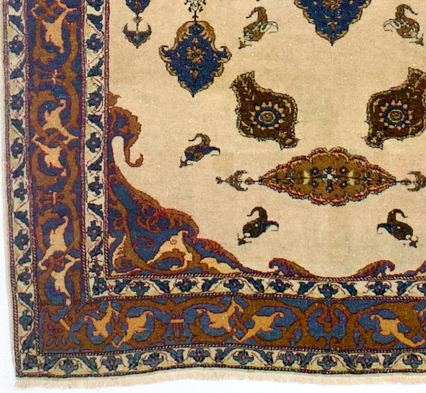 Antique Persian Bidjar Rug 4' 0" x 7' 1"