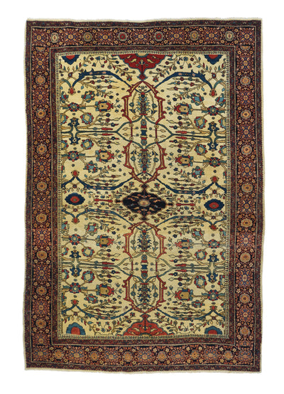 Antique Farahan Sarouk Rug 4' 4