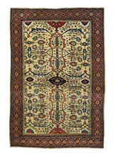 Antique Farahan Sarouk Rug 4' 4" x 6' 6"