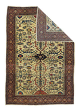 Antique Farahan Sarouk Rug 4' 4" x 6' 6"