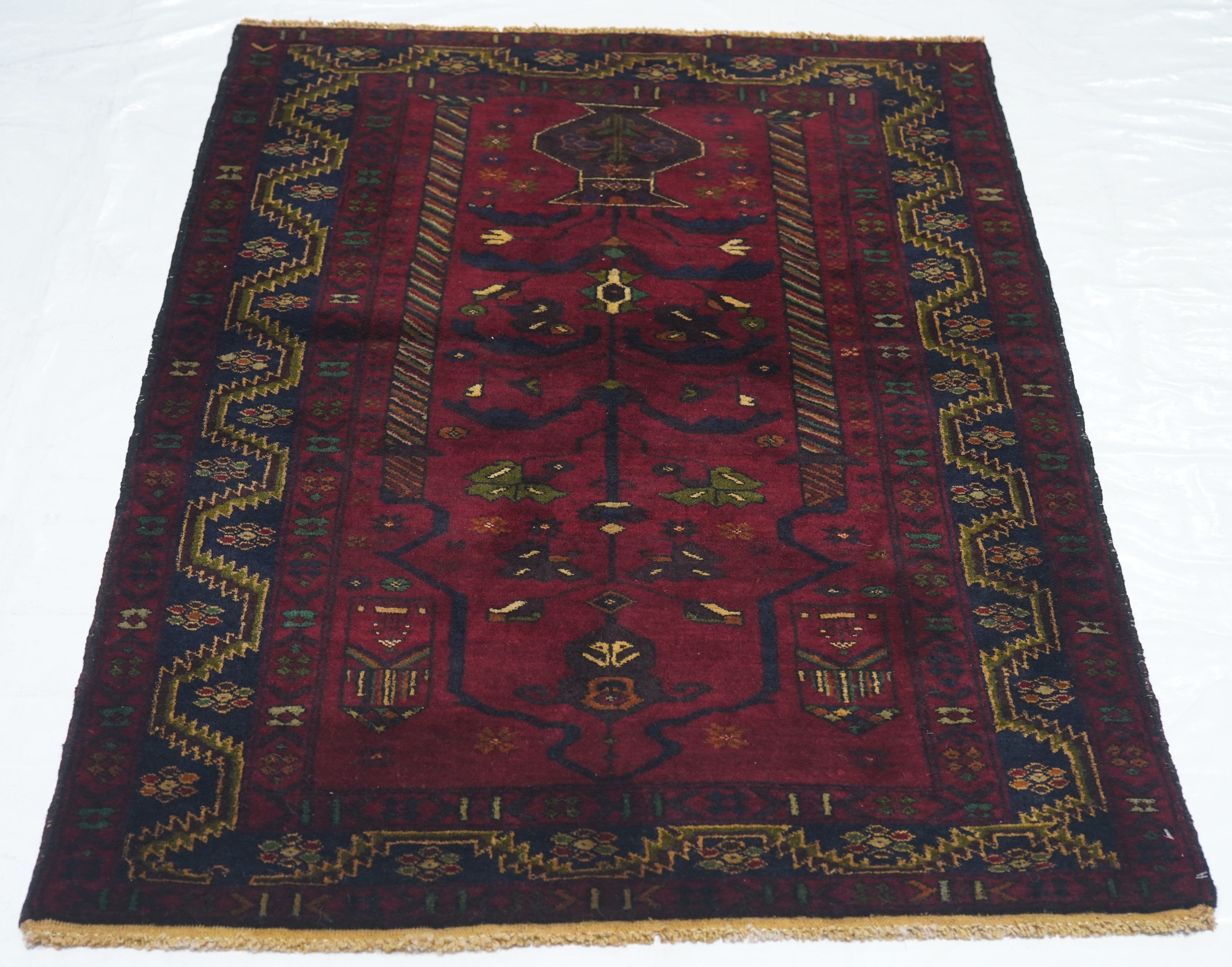 Vintage Afgan Baluch Rug 3' 0" x 4' 8"
