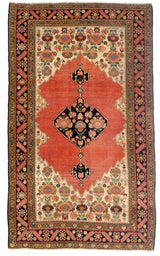 Antique  Farahan Rug 3' 10" x 6' 6"