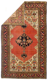 Antique  Farahan Rug 3' 10" x 6' 6"