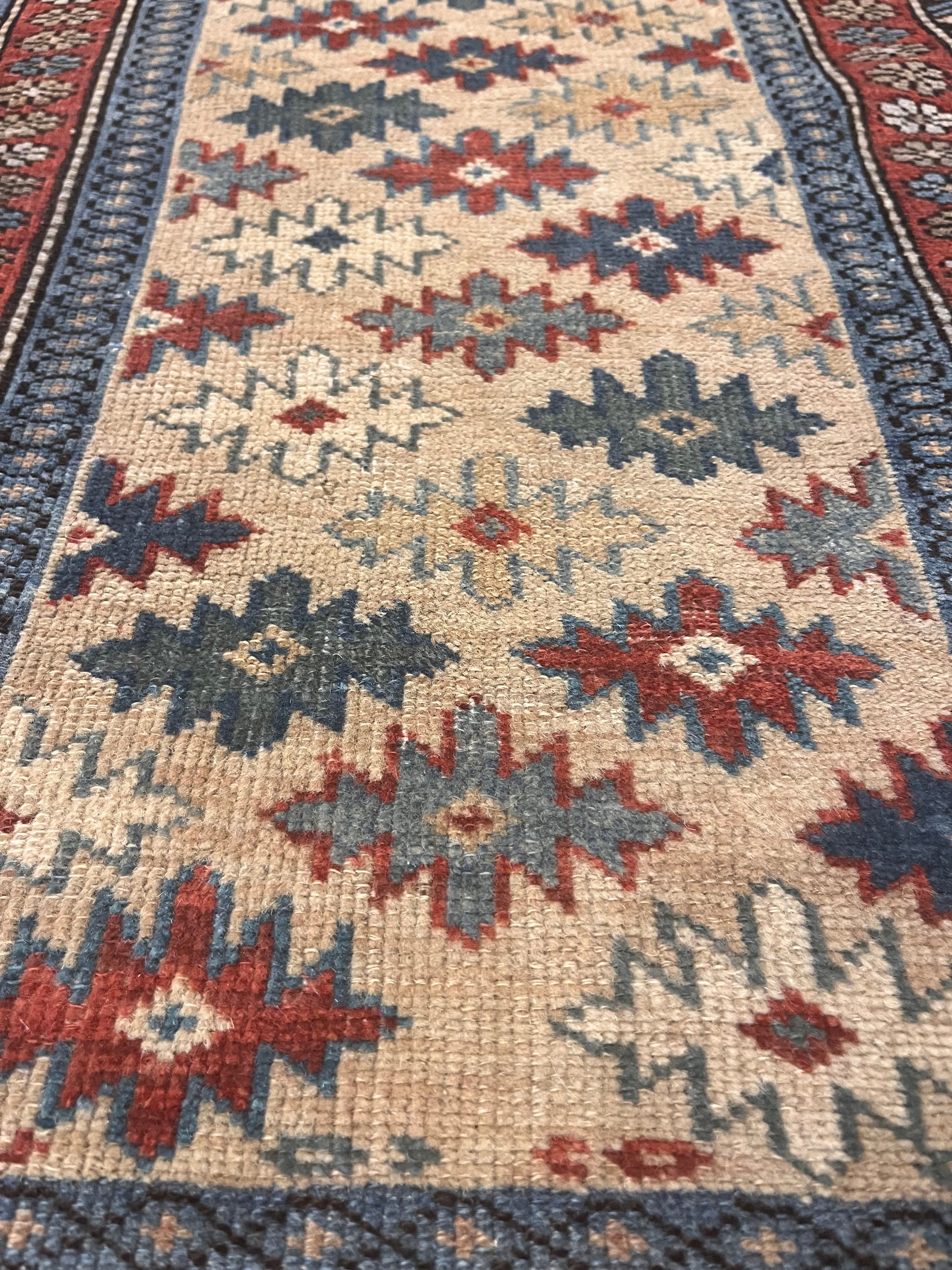 Antique Caucasian Shirvan Rug 1'11" x 2' 10''