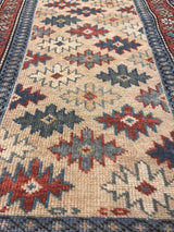 Antique Caucasian Shirvan Rug 1'11" x 2' 10''