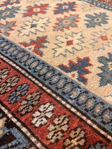 Antique Caucasian Shirvan Rug 1'11" x 2' 10''