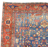 Antique  Heriz Serapi Rug 9' 6'' x 12' 4''