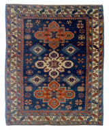 Antique Caucasian Kuba Rug 3' 7'' x 4' 4''
