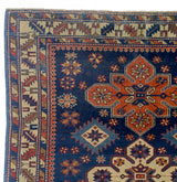 Antique Caucasian Kuba Rug 3' 7'' x 4' 4''