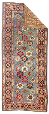 Antique Caucasian Shirvan Rug 3' 6'' x 8' 5''