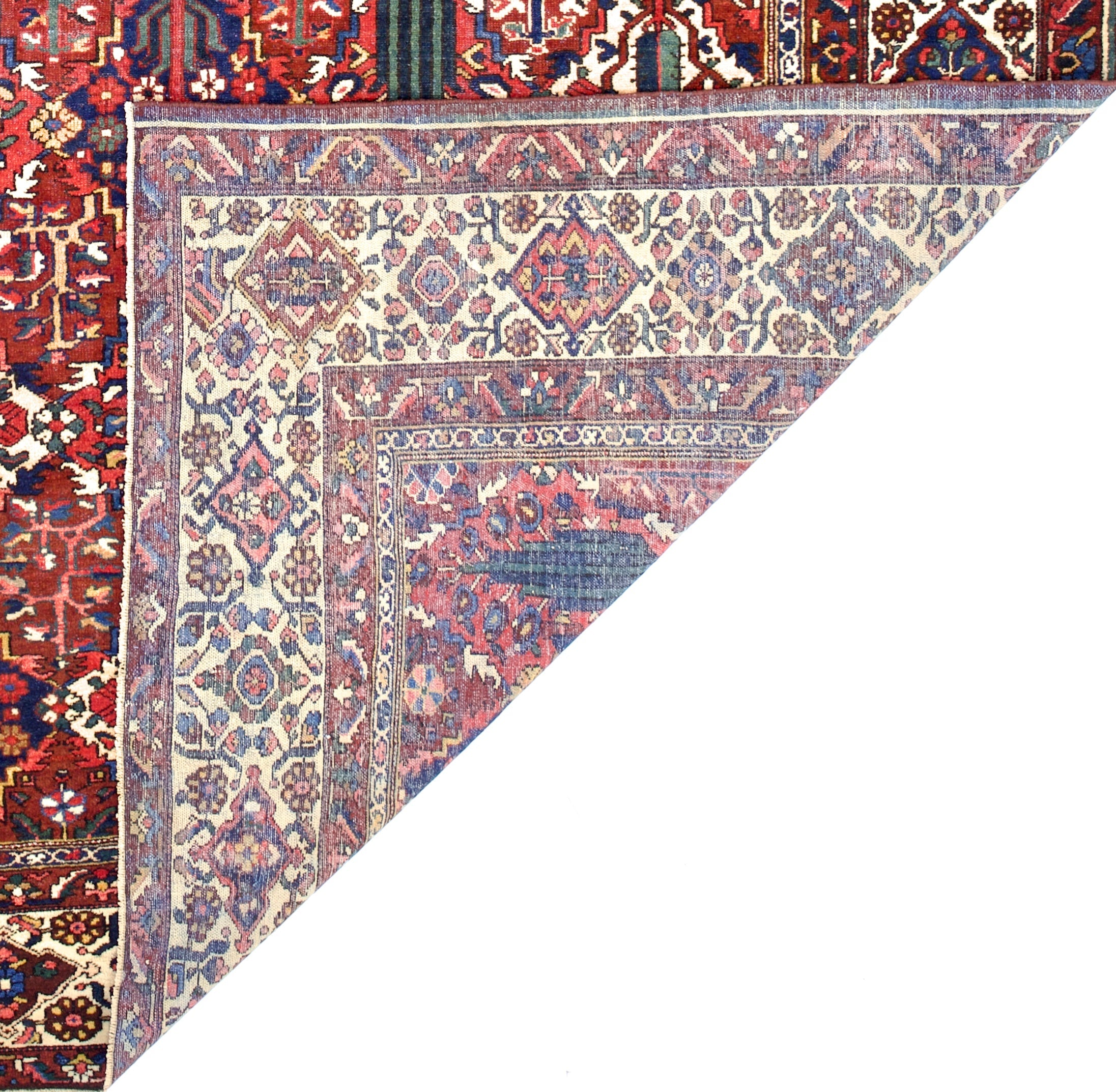 Antique  Bakhtiari Rug 10' 6'' x 14' 1''