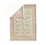 Extremely Fine  Tabriz Wool and Silk 60 Raj Rug 9' 9'' x 13' 6''