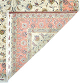 Extremely Fine  Tabriz Wool and Silk 60 Raj Rug 9' 9'' x 13' 6''