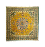 Extremely Fine  Silk Qum Rug 8'0" x 8' 2''