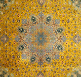 Extremely Fine  Silk Qum Rug 8'0" x 8' 2''