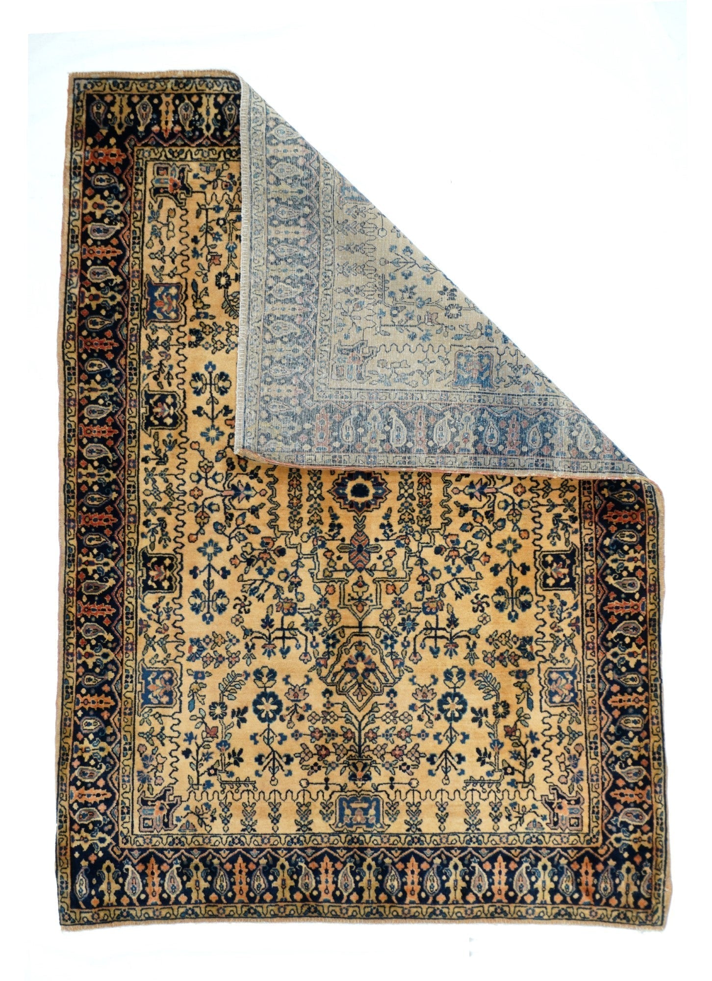 Antique Sarouk Rug 3'5'' x 5'0"