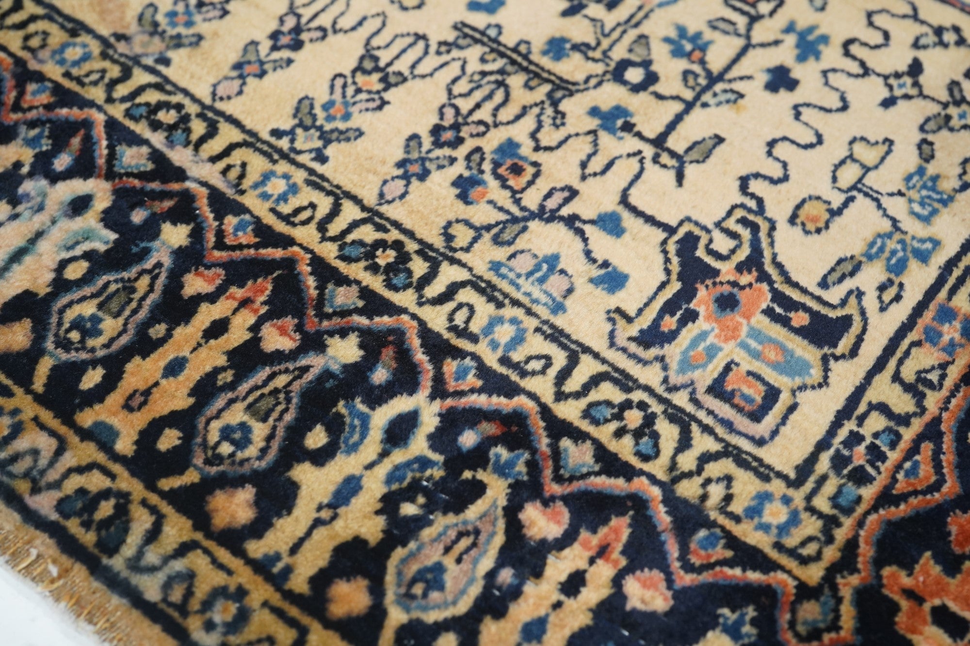 Antique Sarouk Rug 3'5'' x 5'0"