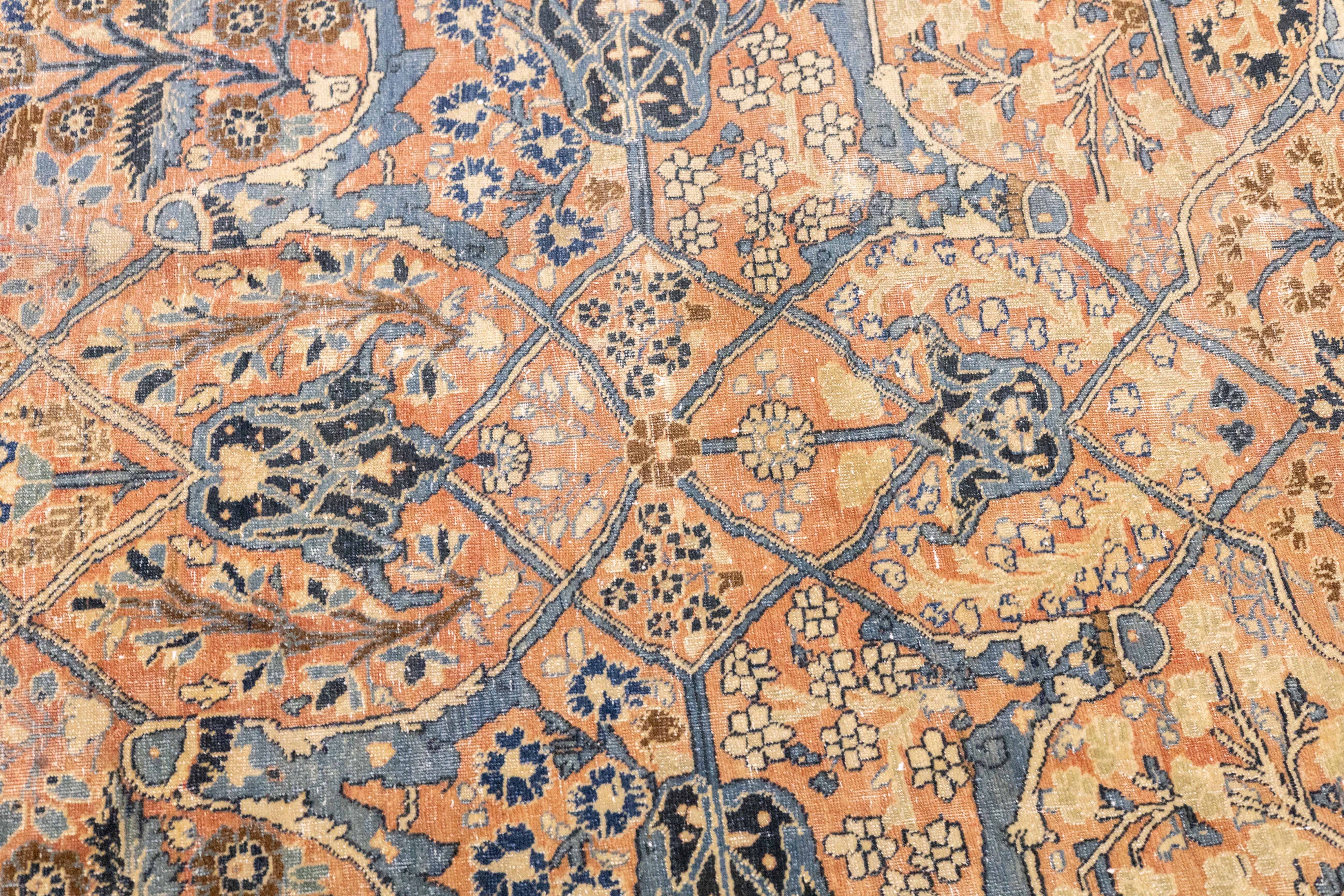 Extremely Fine and Rare Antique  Haji Jalil Tabriz 11' 0" x 15' 3"