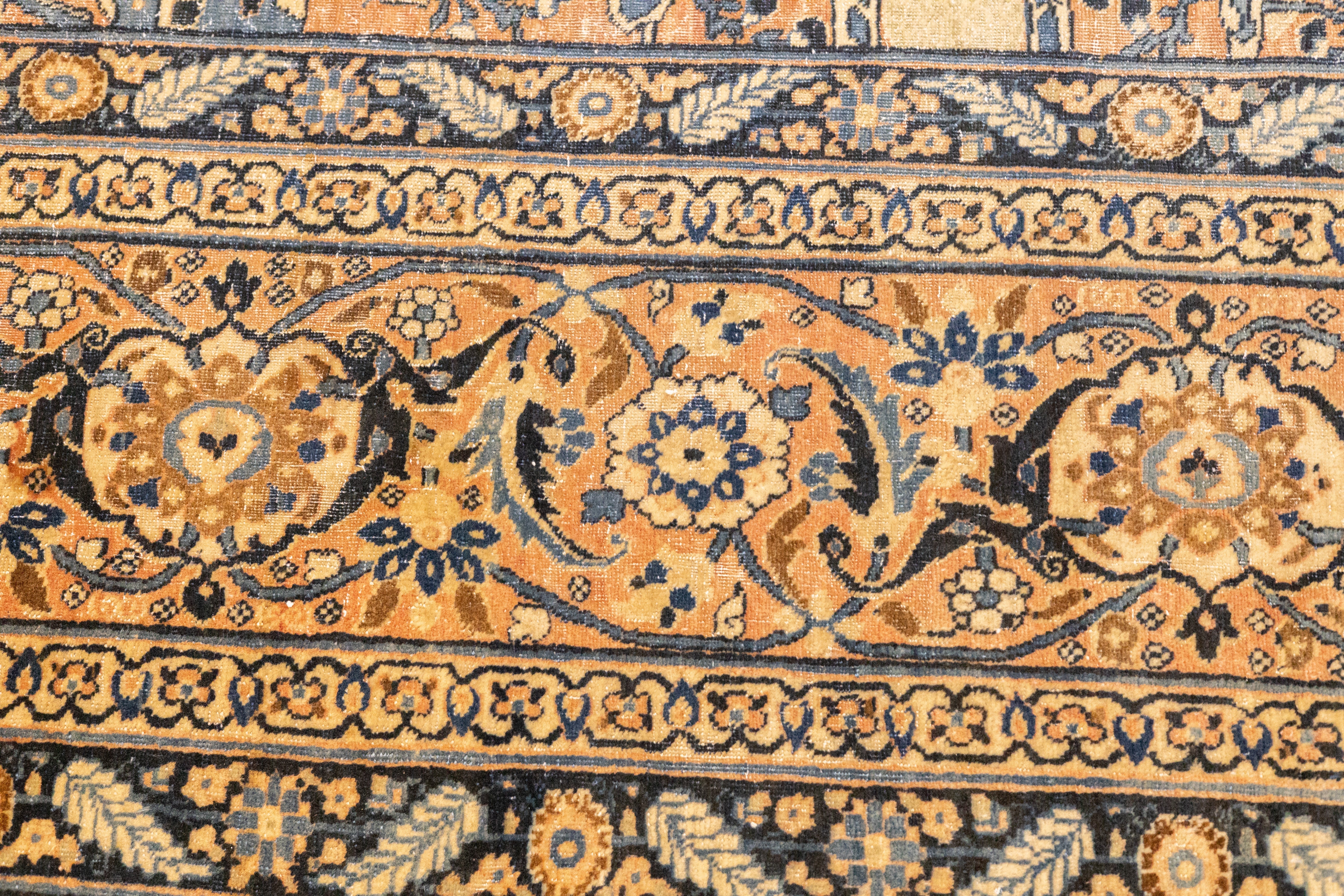 Extremely Fine and Rare Antique  Haji Jalil Tabriz 11' 0" x 15' 3"