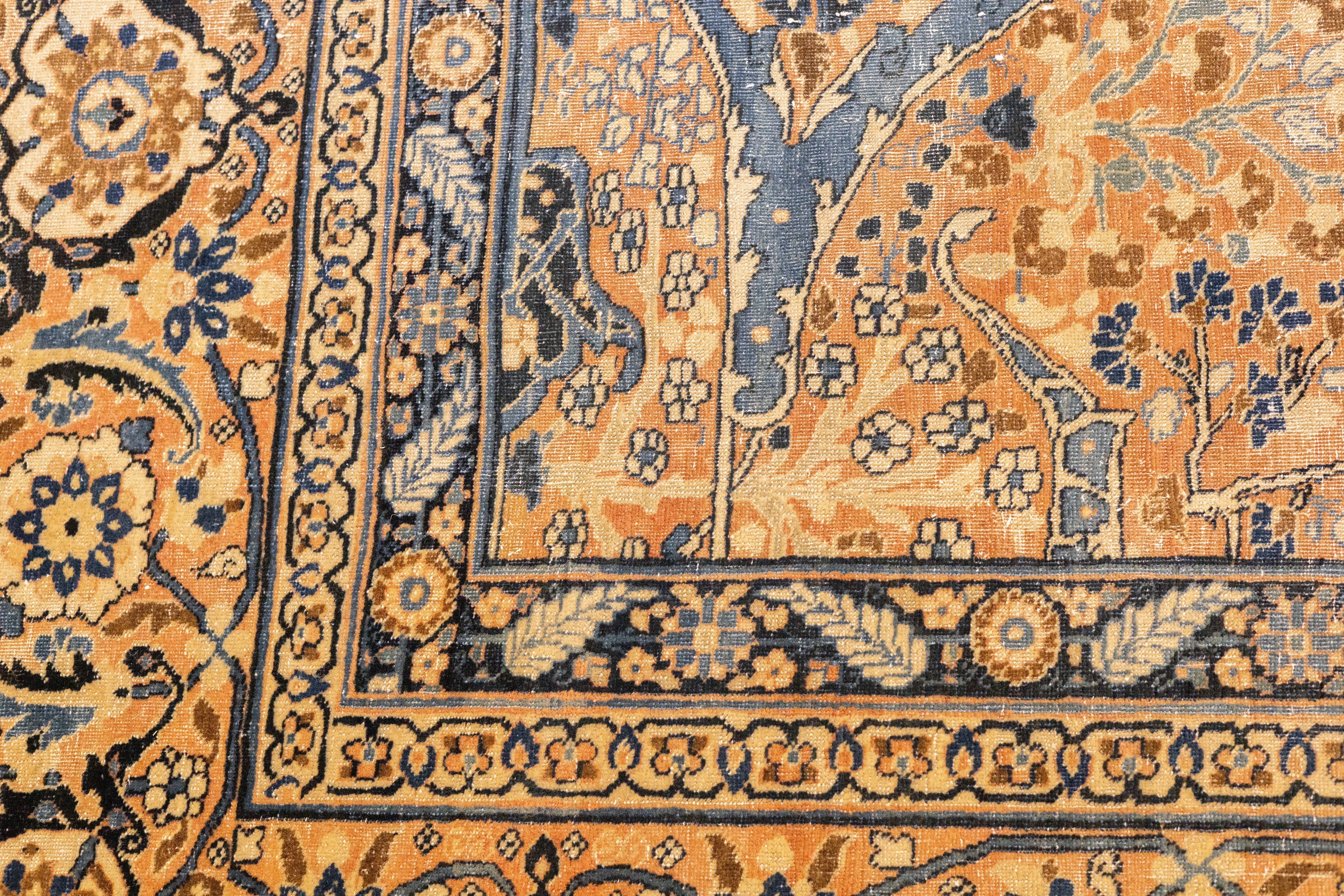 Extremely Fine and Rare Antique  Haji Jalil Tabriz 11' 0" x 15' 3"