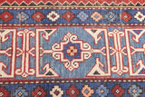 Antique Caucasian Lezgi Rug 4'2" x 6' 4"
