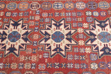 Antique Caucasian Lezgi Rug 4'2" x 6' 4"