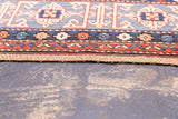 Antique Caucasian Lezgi Rug 4'2" x 6' 4"