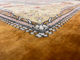 Extremely Fine  Silk Qum Rug 6'7" x 9' 11"