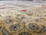 Extremely Fine  Silk Qum Rug 6'7" x 9' 11"