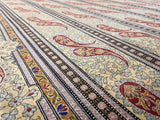 Extremely Fine  Silk Qum Rug 6'7" x 9' 11"